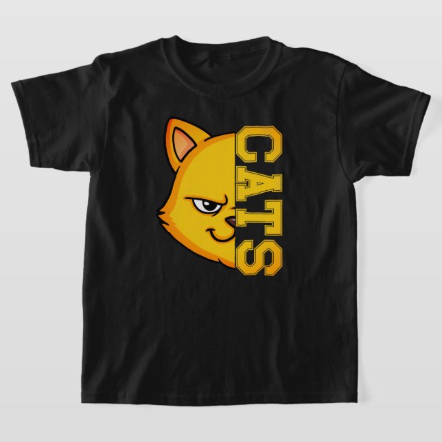 Collegiate Grumpy Cat – T-Shirt Édition Streetwear (Poser)