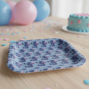 Coller des assiettes en papier