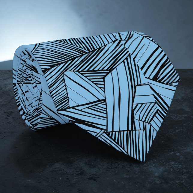 Collet de cravate personnalisé géométrique abstrai (Créateur téléchargé)