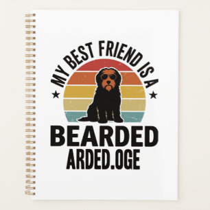 Colley barbu Design pour amateur de chien Coucher