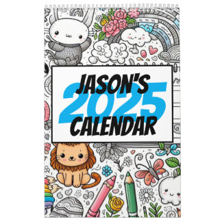 Collez votre propre calendrier vierge