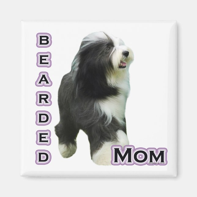 Collie barrée Maman 4 - Aimant (Devant)