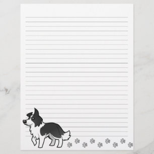 Collie de frontière de dessin animé