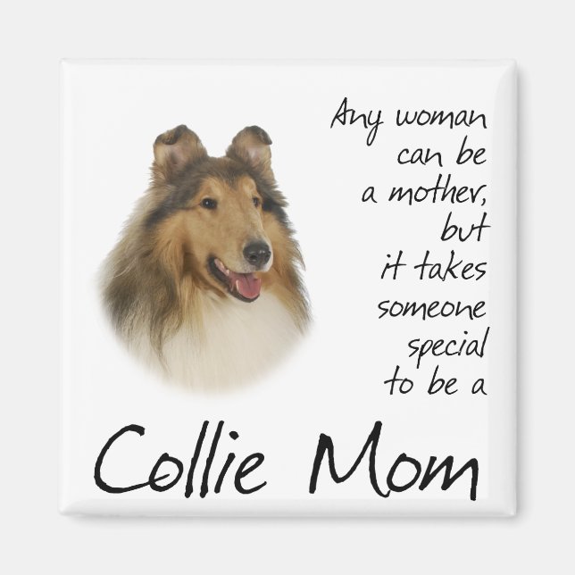 Collie Mom Magnet (Devant)