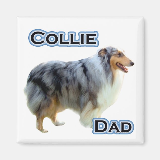 Collie Papa 4 - Magnet (Devant)
