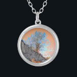 COLLIER ABSTRACT MOUNTAIN TREE<br><div class="desc">An abstract art design of a lone mountain tree.</div>
