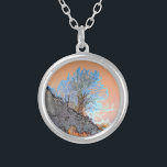 COLLIER ABSTRACT MOUNTAIN TREE<br><div class="desc">An abstract art design of a lone mountain tree.</div>