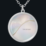 Collier Abstrait moderne Iridescente<br><div class="desc">Beau Collier Abstrait Iridescente moderne</div>
