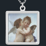 Collier Amor et Psyche<br><div class="desc">L'Amour et Psyche, peinture à l'huile pour enfants de William-Adolphe Bouguereau (1825-1905).</div>