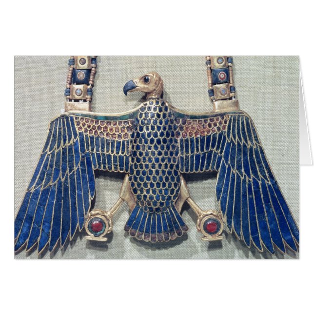 Collier avec le pendentif de vautour (Devant horizontal)