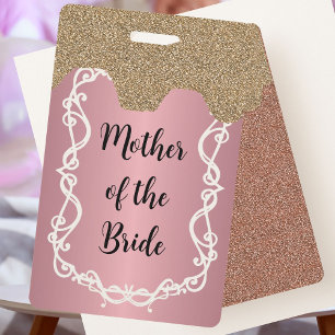 Collier badge pour la mère de la mariée pour enter