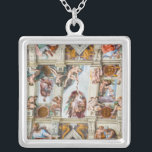 Collier Chapelle Sixtine Michelangelo - Vatican, Rome, Ita<br><div class="desc">Vatican : plafond de la chapelle Sixtine de Michel-Ange - Italie.</div>
