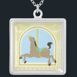 Collier Cheval Carrousel par Juin Erica Vess<br><div class="desc">Gallop on the merry-go-round with this carousel horse print by June Erica Vess! Le cheval a été jeté dans le plaisir,  prêt à porter un autre enfant pour un tour. Commandez votre exemplaire aujourd'hui !</div>