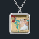 Collier Collage photo Vintage personnalisé<br><div class="desc">Collage photo Vintage personnalisé</div>