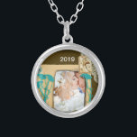 Collier Collage photo Vintage personnalisé<br><div class="desc">Collage photo Vintage personnalisé</div>