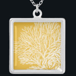 Collier Corail jaune et blanc<br><div class="desc">Obtenez cette oeuvre moderne aujourd'hui avec un arrière - plan jaune vif. Cette oeuvre d'art contient une silhouette, un corail translucide, très tranchant et vivant. C'est une oeuvre d'art contemporain qui conviendra parfaitement à tout type de thème nautique que vous cherchez.</div>