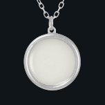 Collier Couleur solide de la colombe blanche<br><div class="desc">Couleur solide de la colombe blanche</div>