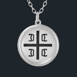 Collier Croix serbe<br><div class="desc">Croix serbe. Croix tétragrammatique.</div>