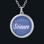 Collier "Croyez la science" 19 - Changement climatique<br><div class="desc">"Croyez la science" Covid-19 est le changement climatique réel est un vrai Pendentif Charmant collier cadeau spécial pour quelqu'un Changer spécial la police ou le texte, ou l'aimer tel qu'il est! Choisissez Votre Option Couleur, Style, Taille et Métal Préférée. Fabriqué aux États-Unis Une idée cadeau facile pour elle! Voir plus...</div>