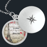 Collier d'anniversaire de la Tour Eiffel Vintage m<br><div class="desc">Colliers de conservation Choisissez soit Silver Plated Gold Finish, soit Sterling Silver Unique Personnalisé 1er Noël Mariage Cadeau Keepsaké Wedding Party Colliers - pour changer la couleur arrière - plan - cliquez sur personnaliser - cliquez sur modifier - choisissez l'outil dernier dans le menu déroulant et choisissez l'une des couleurs...</div>