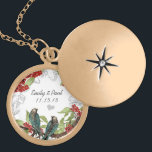 Collier d'anniversaire des oiseaux Vintages et de<br><div class="desc">Colliers de conservation Choisissez soit Plat Argent,  soit Argent Argent Sterling</div>