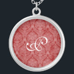 Collier d'argent en argent en dentelle rouge<br><div class="desc">Beau collier en argent Lace Sterling - couleur arrière - plan peut être changée. Grand comme une faveur de mariage,  un cadeau mariage,  un cadeau d'anniversaire ou un cadeau de vacances.</div>