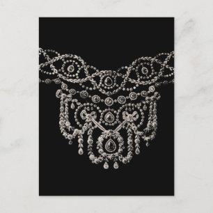 Collier de bijoux Cartier ~ Carte postale / Invita