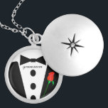 Collier de Cravate noir Groomsman<br><div class="desc">Colliers de conservation Choisissez soit Silver Plated Gold Finish ou Sterling Silver Unique Personnalisé! st Christmas Cadeau Mariage Keepsaké Wedding Party Colliers - pour changer la couleur arrière - plan - cliquez sur personnaliser - cliquez sur modifier - choisissez l'outil dernier dans le menu déroulant et choisissez l'une des couleurs...</div>