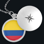 Collier de drapeau de la Colombie<br><div class="desc">Collier avec le drapeau national colombien connu sous le nom de Nacional tricolore. Bandera De Colombie de La d'escroquerie de collier.</div>