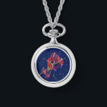 Collier de fleurs colorées<br><div class="desc">J'ai dessiné cette fleur d'abord sur du papier,  puis j'ai peint un tableau numérique à l'huile de cette fleur aux couleurs vives. Idéal pour un collier ou pour regarder cette personne ou occasion spéciale.</div>