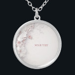 Collier de fleurs rose ivoire<br><div class="desc">Beau collier floral rose rose bleu ivoire</div>