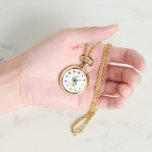 Collier de lapin blanc Timepiece<br><div class="desc">Cette montre unique est une aquarelle et design d'encre basée sur un personnage classique de livre de contes. Portez fièrement votre lapin blanc intérieur !</div>