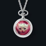 Collier de montre Kitten<br><div class="desc">Pour l'amoureux de l'animal ... .Kitten Montre collier</div>
