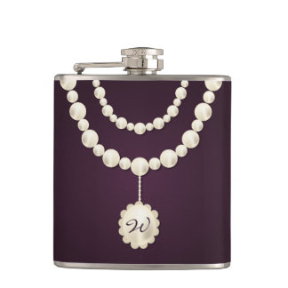Collier de perle classique Monogramme Flacon de ha