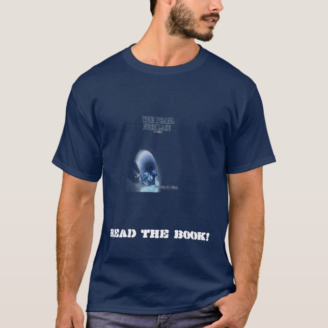 Collier de perles Homme T-Shirt foncé (Devant)
