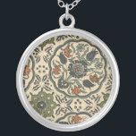 Collier Décor Floral Perse Carrelage<br><div class="desc">Décoré dans un style floral,  ce carrelage persan présente un certain nombre de fleurs différentes qui dansent ensemble dans un merveilleux mélange de couleurs. Connaissez quelqu'un qui aime les fleurs ou les dessins d'autres pays? Ce serait un cadeau parfait pour eux !</div>