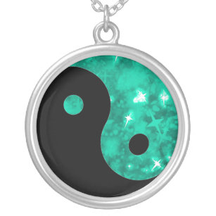 Collier d'étincelle de jade de yang de Yin