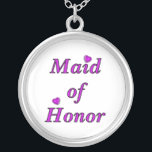 Collier Domestique d'honneur de l'amour simplement<br><div class="desc">Domestique des cadeaux d'honneur,  épousant des faveurs et des idées de cadeau pour la jeune mariée et ses préposés de mariage.</div>