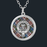 Collier Donnachaidh (Robertson) Robe de chasse tartan Cres<br><div class="desc">Donnachaidh (Robertson) Dress Chasse tartan,  avec Crest</div>