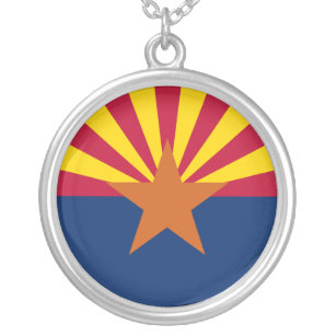 Collier Drapeau de l'Arizona, Américain L'État du cuivre