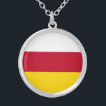 Collier Drapeau de l'Ossétie du Nord<br><div class="desc">Drapeau patriotique de l'Ossétie du Nord Alanie.</div>
