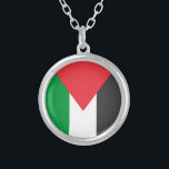 Collier Drapeau palestinien Libérez la Palestine customisé<br><div class="desc">Drapeau palestinien Libérez la Palestine customisé</div>