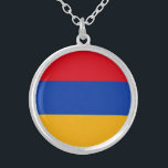 Collier Drapeau patriotique arménien<br><div class="desc">Le drapeau national de l'Arménie.</div>