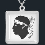 Collier élégant avec Drapeau de Corse, France<br><div class="desc">Ajoutez une touche vibrante d'esprit corse à votre collection de bijoux avec notre collier exclusif avec le drapeau de la Corse ! Conçu avec une attention minutieuse aux détails, ce collier est plus qu'un accessoire, c'est une célébration du patrimoine corse et de la fierté culturelle. Le design audacieux présente fièrement...</div>