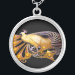 COLLIER ÉLÉGANT CACHET EN JAUNE ET NOIR<br><div class="desc">Design coloré et élégant avec pierres 3D lumineuses Design graphique numérique par Bulgan Lumini. Partie de la nouvelle collection ARCADIA.</div>