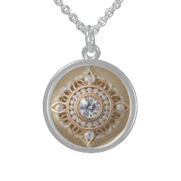 COLLIER EN ARGENT DIAMOND & PEONY
