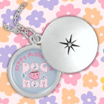 Collier En Argent Maman de chien Joyeuse fête des mères |<br><div class="desc">Joyeuse Fête des Mères - Maman de Chien - Collier de serrure en Argent Sterling. Rose et bleu avec des empreintes pour les mamans qui aiment aussi leurs animaux de compagnie.</div>