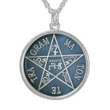 Pentagramme élégant de Goetia de Solomon