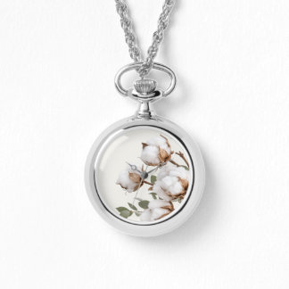 Collier en coton botanique de style fermier