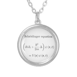 Collier Équation de Schrodinger avec le nom